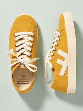 Flamingos Life | Eco-Conscious Organic Cotton Rancho Sneakers | NIB